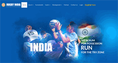 Desktop Screenshot of indiarugby.com