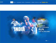 Tablet Screenshot of indiarugby.com